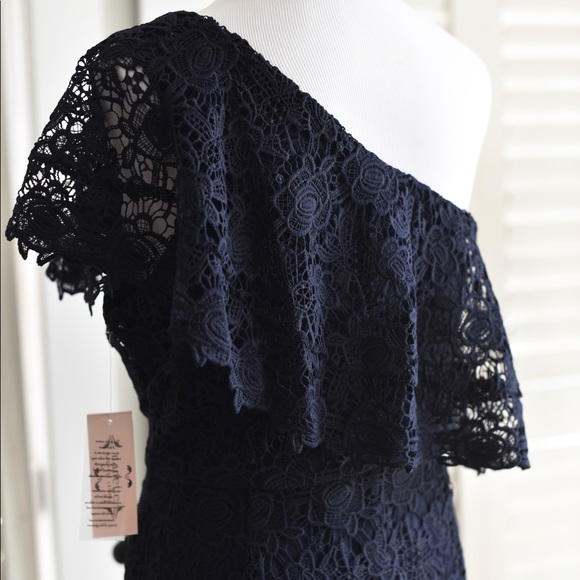 New Nanette Lepore Crochet One Shoulder Dress 12 - Picture 7 of 16